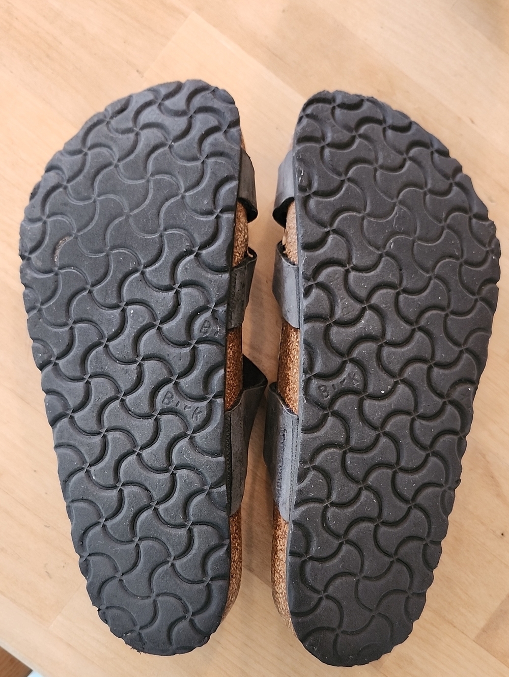 Franca Birkenstock Charcoal Black Size 39 - Picture 6 of 6